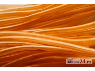 Кембрик ПВХ, диаметр 3 мм., цвет оранжевый 025 